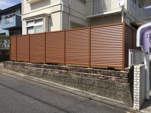 フェンス設置工事